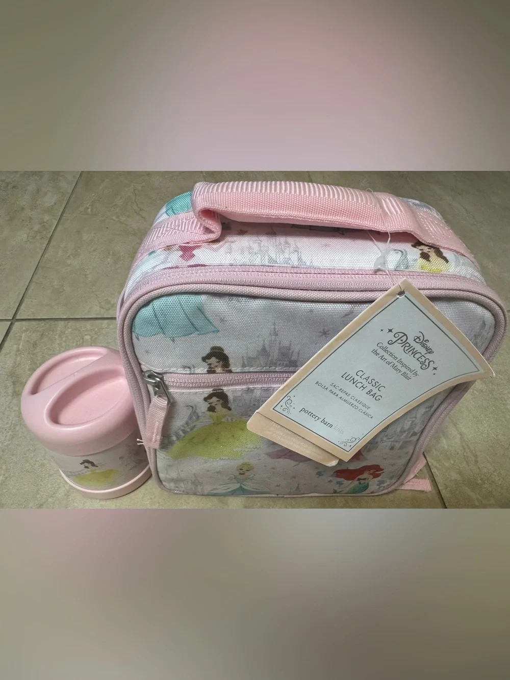 Disney Princess Castle Mackenzie Lunch Box and Hot/Cold Container - Picture 5 of 12